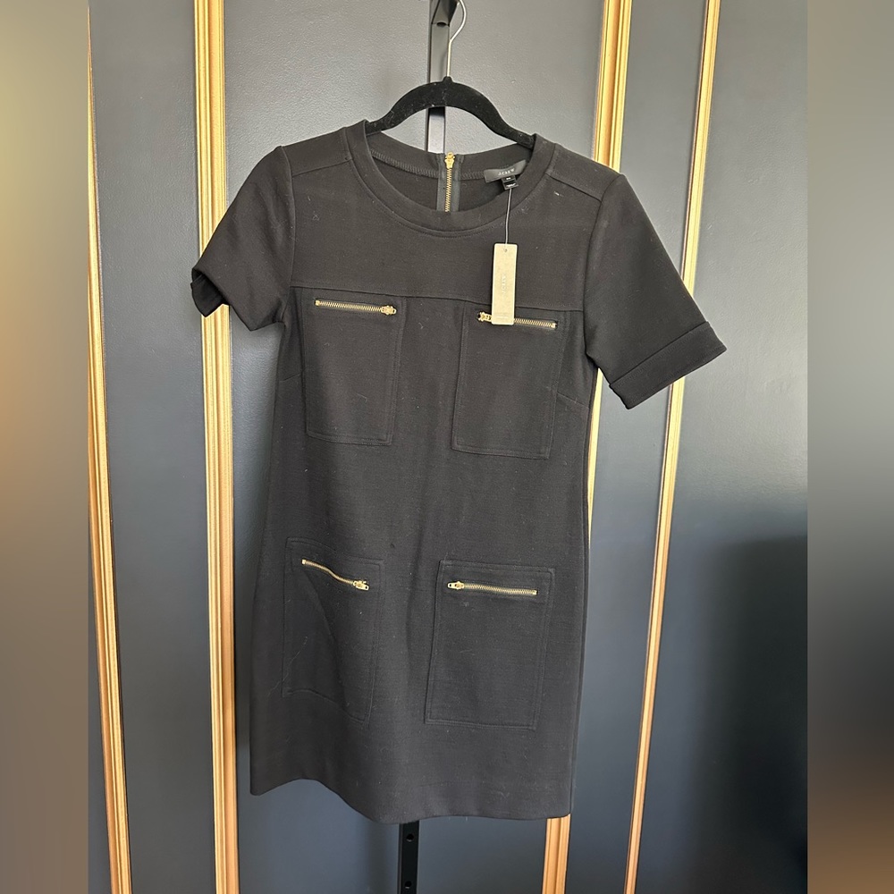 Banana Republic Black zipper dress